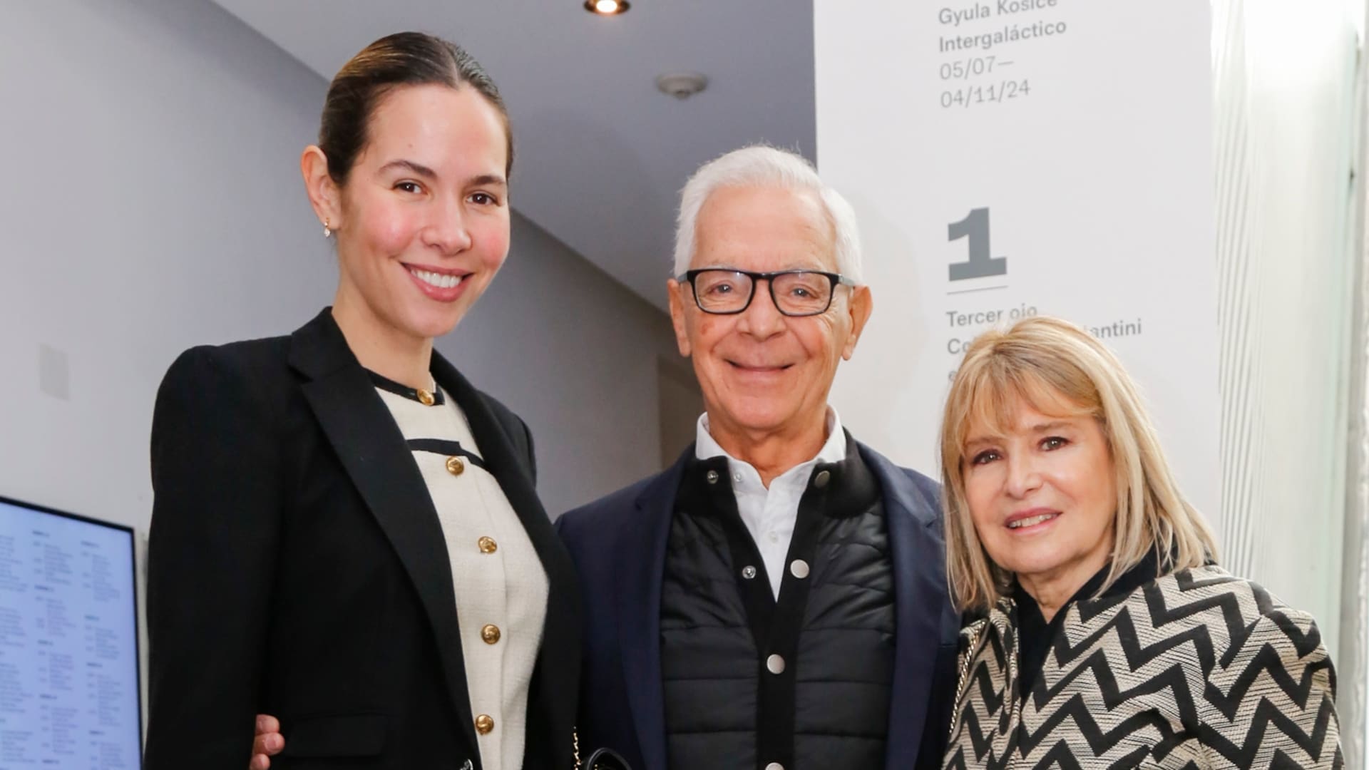 Eduardo Costantini y la presentacion de la sala Ricardo Esteves en Malba