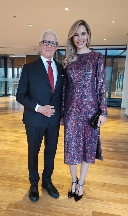 Eduardo Costantini y su pareja Elina