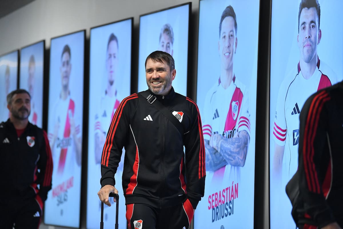 Eduardo Coudet, DT de River, logró buenos resultados y en poco tiempo llevó al equipo heredado por Gallardo a una final