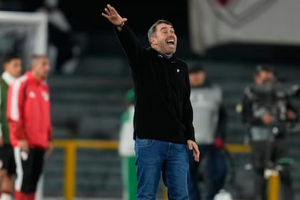 Eduardo Coudet en el partido ante Independiente Santa Fe, por la Copa Sudamericana 2026