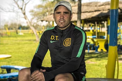 Eduardo Coudet en septiembre de 2016, en una entrevista en Arroyo Seco