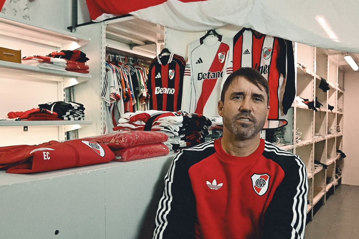 Eduardo Coudet, flamante DT de River, con mucho trabajo por delante