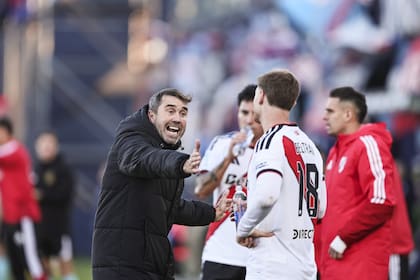 Eduardo Coudet llegó a River con mucha ilusión, pero el equipo no convence