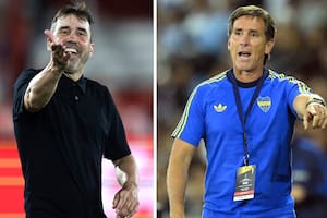 Eduardo Coudet y Claudio Ubeda, protagonistas desde el banco en el superclásico que se jugará en el Monumental por el Apertura 2026