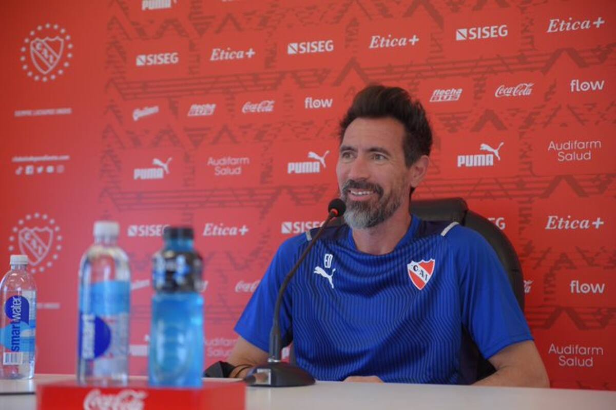 Eduardo Domínguez, nuevo DT de Independiente, ante las primeras preguntas que recibe en el club