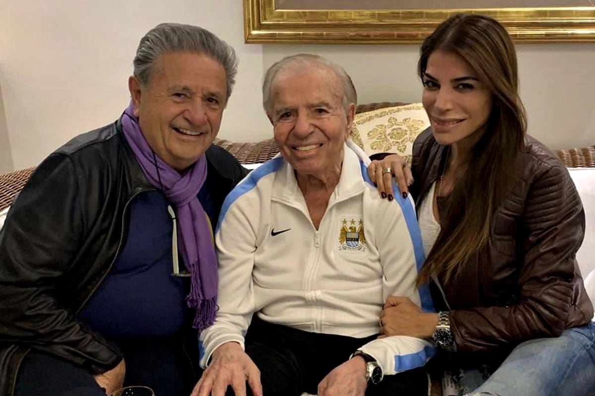 Eduardo Duhalde, Carlos S. Menem y Zulemita Menem