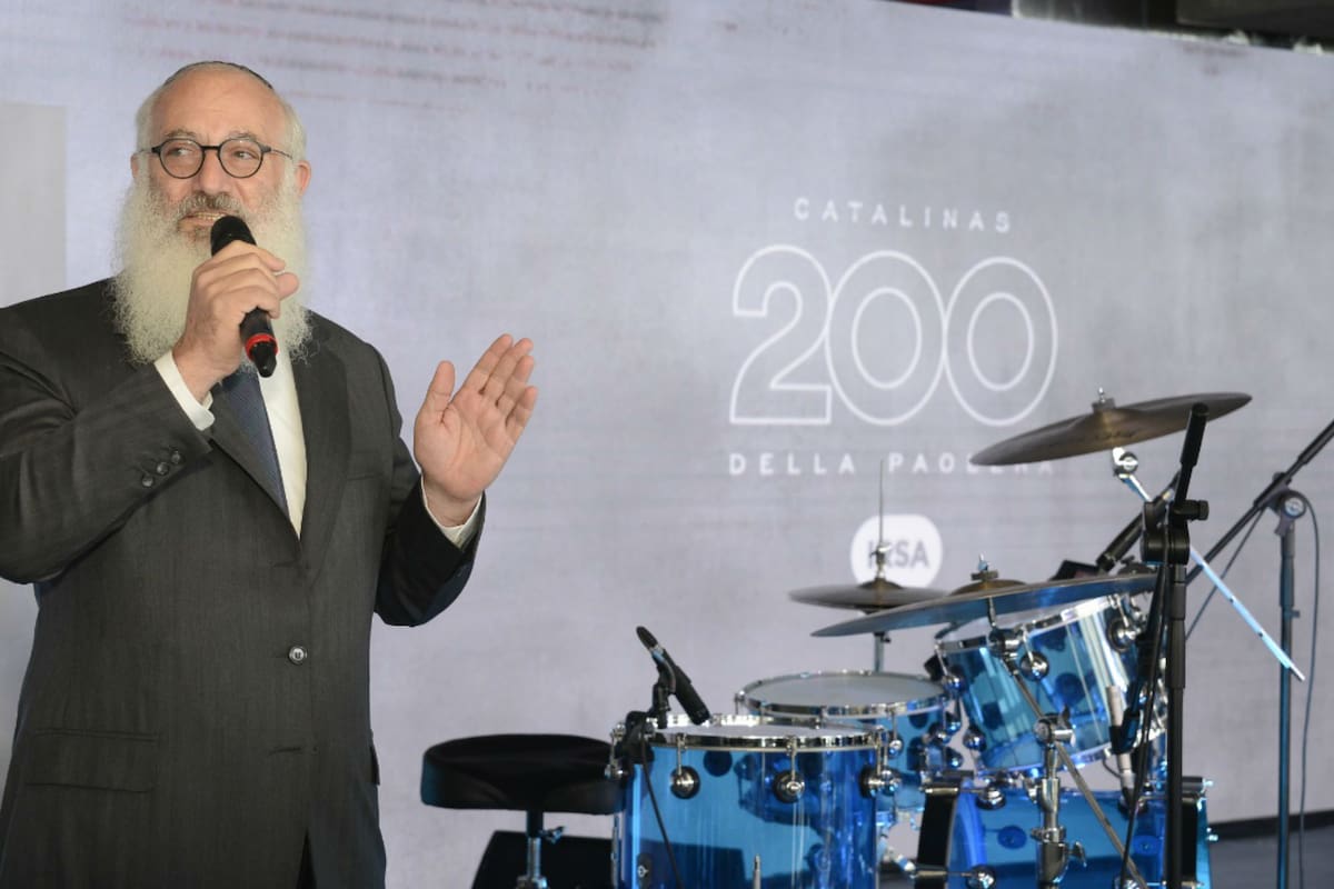 Eduardo Elsztain, presidente de IRSA, durante la presentación de la torre 200 Della Paolera