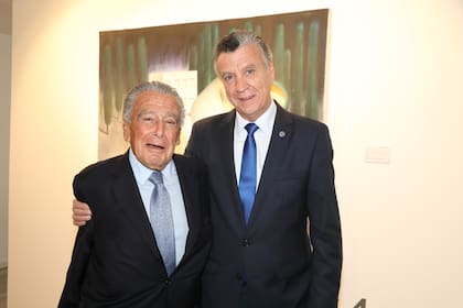 Eduardo Eurnekian y Natalio Mario Grinman, presidente de la Cámara Argentina de Comercio