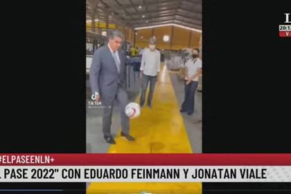 Eduardo Feinman y Jonatan Viale elogiaron la habilidad futbolística del gobernadro de Chaco, Jorge Capitanich, pero cuestionaron los altos niveles de pobreza que hay en su provincia