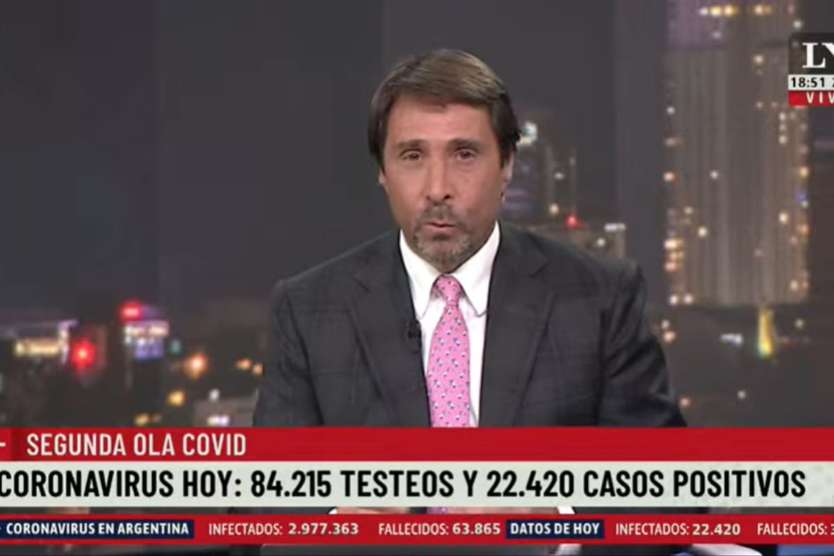 Eduardo Feinmann apuntó contra el Gobierno por el festejo de las vacunas contra el coronavirus