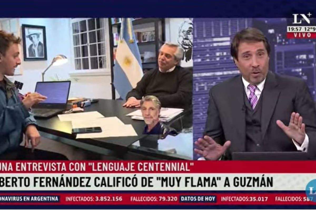 Eduardo Feinmann divirtió a sus compañeros usando términos como muy flama, cringe, abeja o ATR