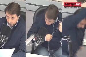 Eduardo Feinmann festejó en medio de una entrevista (Captura Radio Mitre)