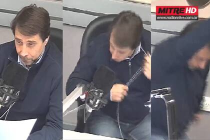 Eduardo Feinmann festejó en medio de una entrevista (Captura Radio Mitre)