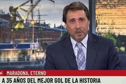 Eduardo Feinmann habló de los festejos en Diputados por los 35 años del gol de Diego Maradona a los ingleses
