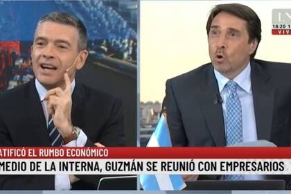 Eduardo Feinmann le contó a Pablo Rossi con lujo de detalles el almuerzo del Cicyp, donde Martín Guzmán habló ante una centena de empresarios nacionales y sorprendió: "Comimos polenta"
