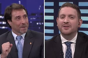 Eduardo Feinmann le reclamó a Jony Viale en vivo: "Te vivís copiando de mí"