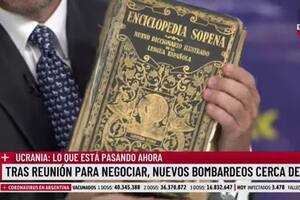 Eduardo Feinmann llevó al pase con Pablo Rossi un diccionario de 1930 en el que leyó la definición de la Argentina