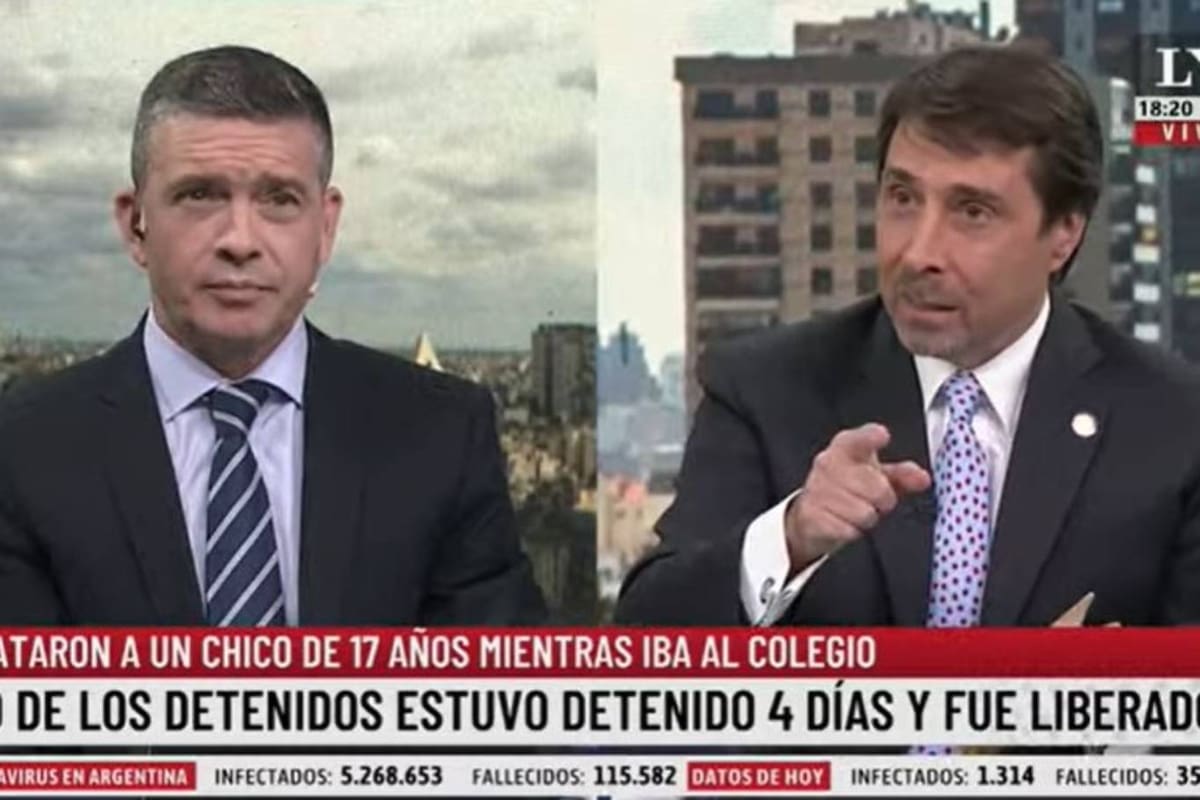 Eduardo Feinmann opinó sobre la seguridad en la Argentina, en el contexto del crimen de Lucas Cancino, el joven asesinado este miércoles en Quilmes en ocasión de robo