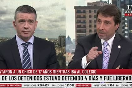 Eduardo Feinmann opinó sobre la seguridad en la Argentina, en el contexto del crimen de Lucas Cancino, el joven asesinado este miércoles en Quilmes en ocasión de robo