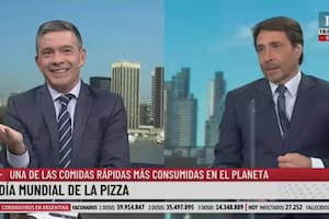 Eduardo Feinmann se enteró que su colega Pablo Rossi había sido pizzero y reaccionó de una manera muy enfática