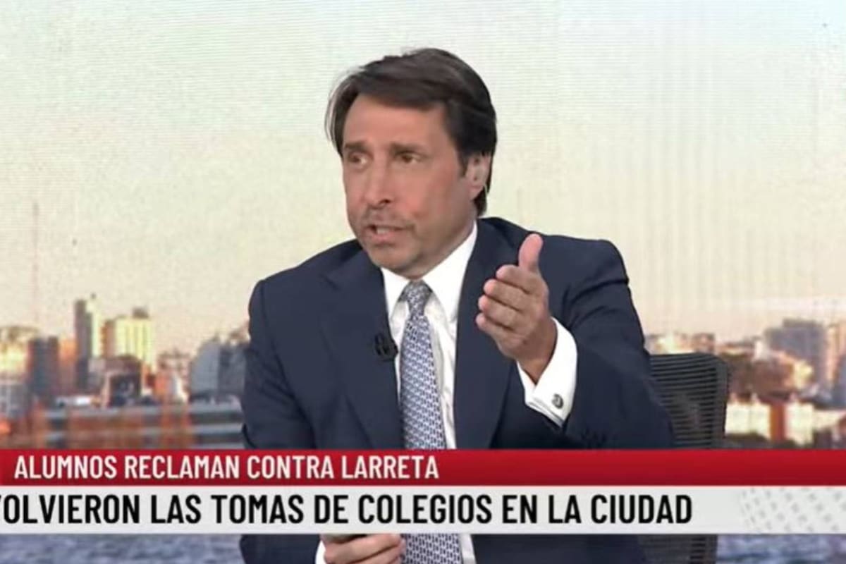 Eduardo Feinmann se mostró indignado por la toma del colegio Mariano Acosta