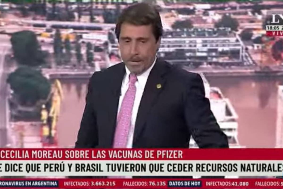 Eduardo Feinmann se puso de pie y se fue de su lugar en el estudio tras escuchar las declaraciones de la diputada Cecilia Moreau