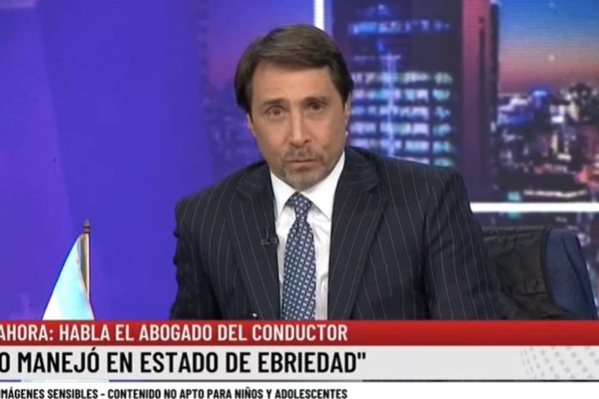 Eduardo Feinmann se refirió al choque múltiple que terminó con dos muertos el domingo por la noche en Avenida del Libertador, frente al Hipódromo de Palermo