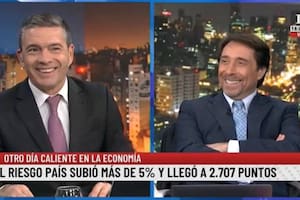 Eduardo Feinmann se tentó con una humorada de Pablo Rossi en el pase de LN+