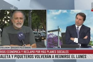 Eduardo Feinmann tuvo un fuerte cruce con el dirigente del Polo Obrero Eduardo Belliboni