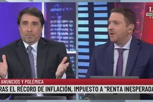 Eduardo Feinmann y Jonatan Viale hablaron en el pase de LN+ del impuesto a la renta inesperada que anunció hoy el ministro de Economía Martín Guzmán