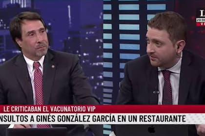 Eduardo Feinmann y Jonatan Viale hablaron en su tradicional pase del momento que vivió el exministro de Salud, Ginés González García, que fue insultado en un restaurante de Puerto Madero