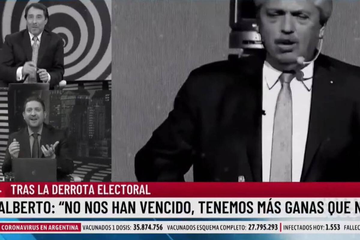 Eduardo Feinmann y Jonatan Viale pusieron el discurso de Alberto Fernández en el Día de la Militancia en el nivel de la clásica serie de fantasía La dimensión desconocida