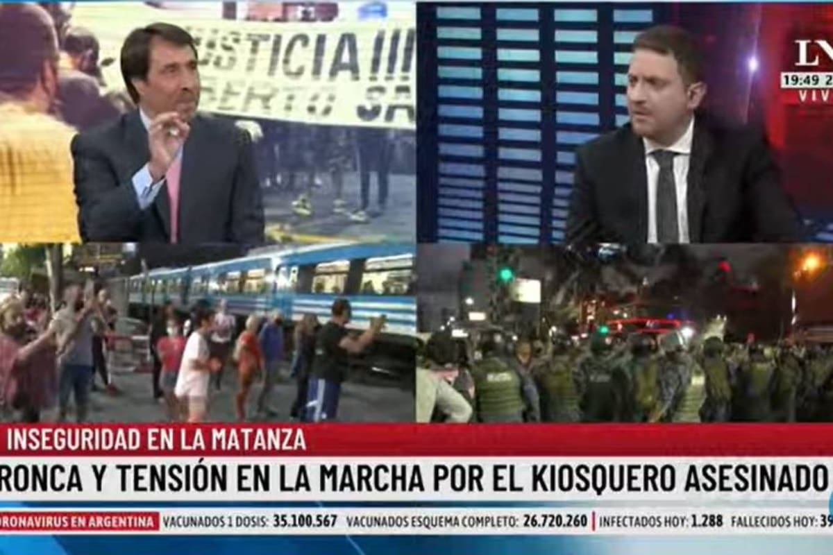Eduardo Feinmann y Jonatan Viale recordaron, en el contexto de la protesta por la seguridad de los vecinos de Ramos Mejía, la presencia del intendente de La Matanza en un recital de La Princesita Karina