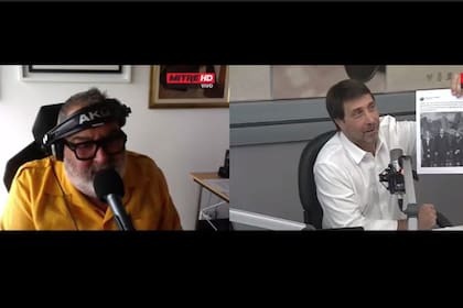 Eduardo Feinmann y Jorge Lanata hicieron el primer pase radial del año. "No me digas capitán que me da vergüenza”, pidió Lanata