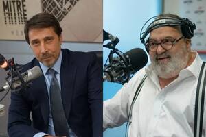 Eduardo Feinmann y Jorge Lanata se cruzaron en el pase entre los programas que conducen por radio Mitre
