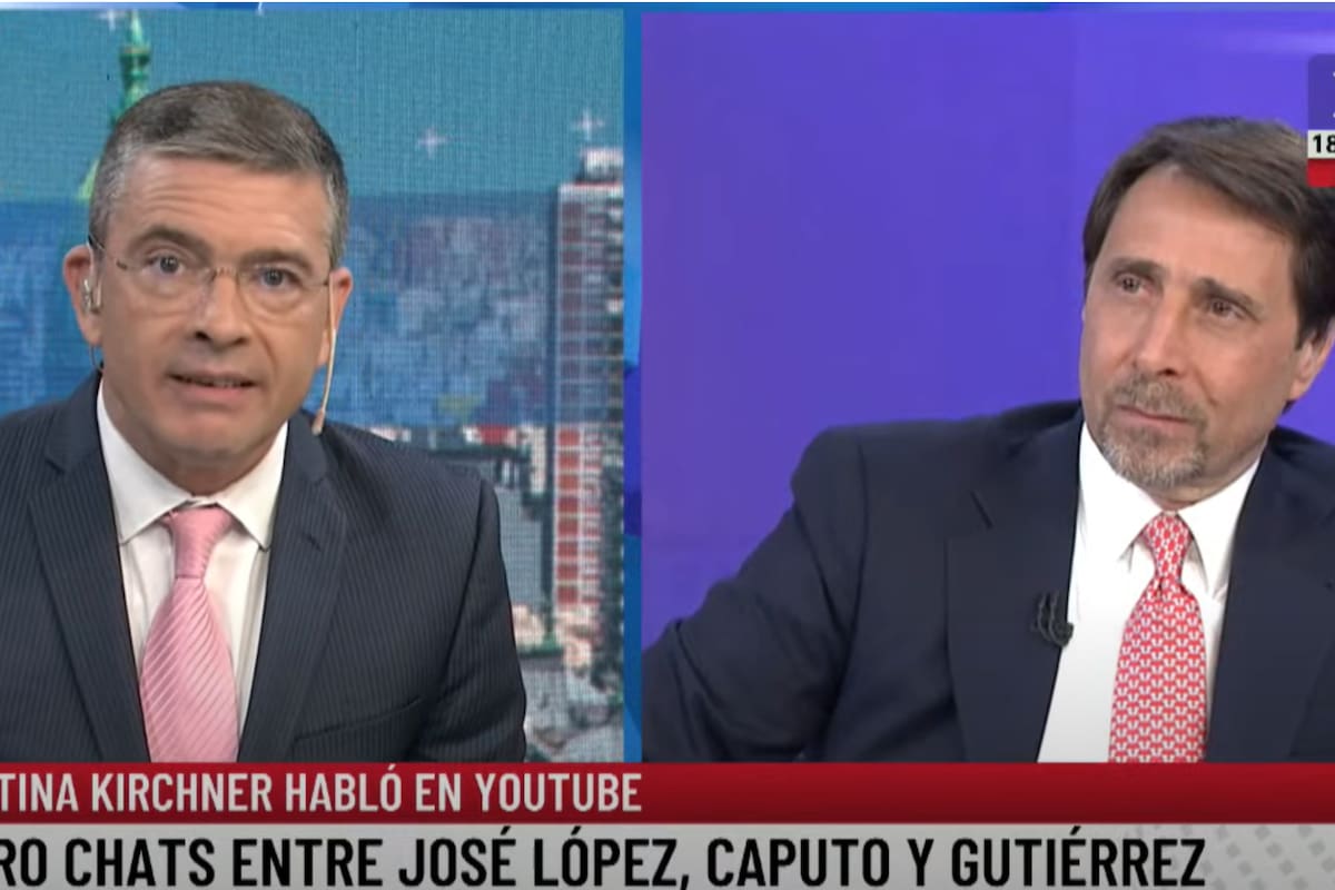 Eduardo Feinmann y Pablo Rossi en el pase de LN+