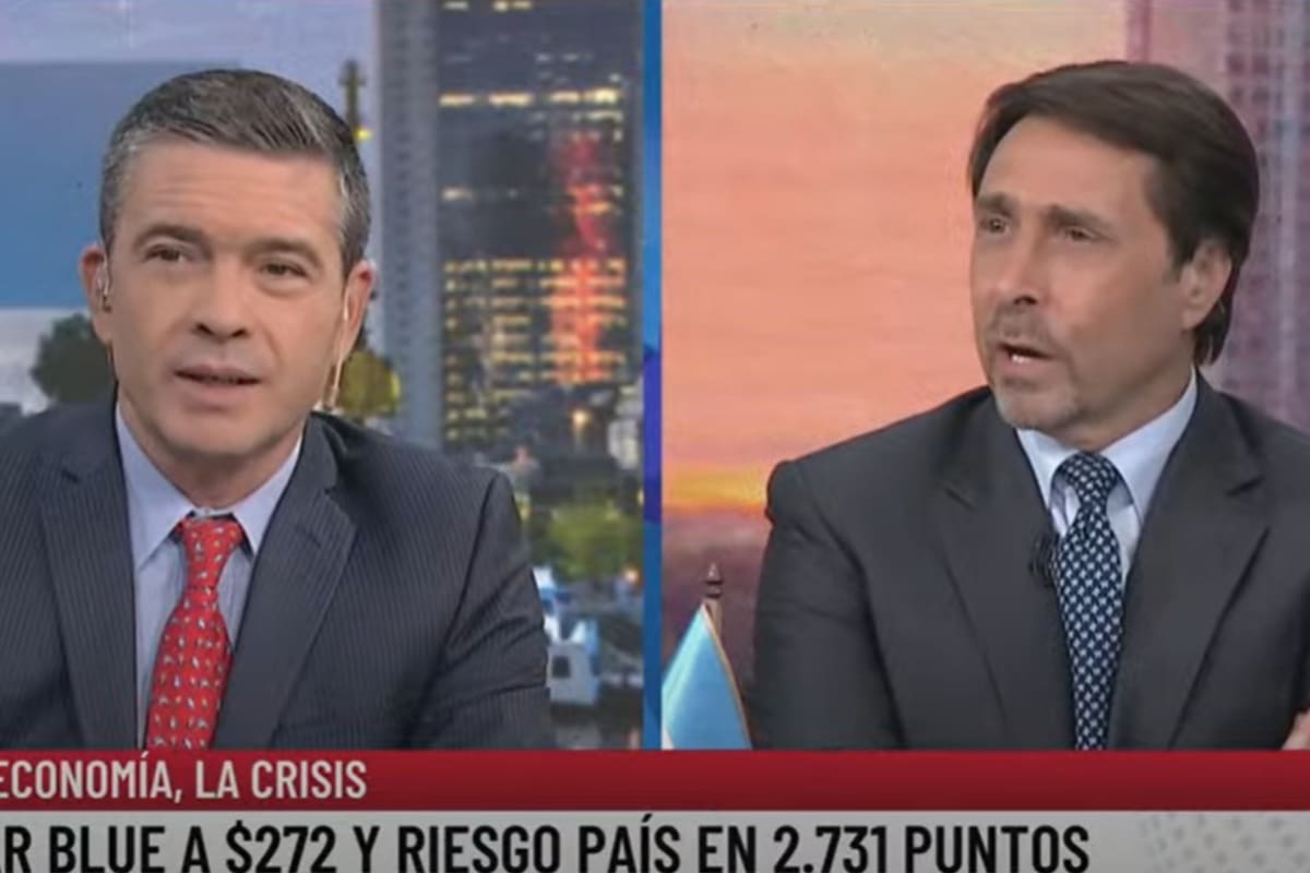 Eduardo Feinmann y Pablo Rossi en el pase de LN+