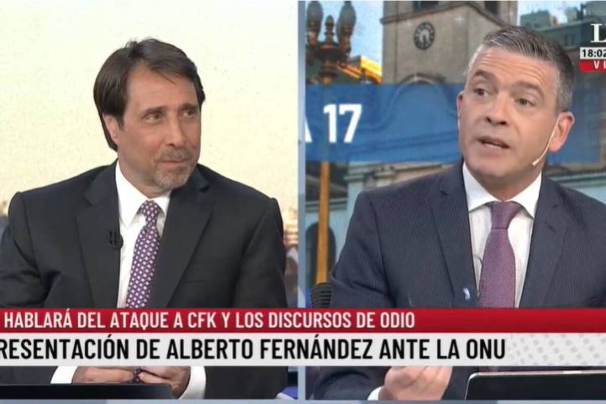 Eduardo Feinmann y Pablo Rossi se refirieron al discurso que estaba a punto de dar Alberto Fernández en la ONU