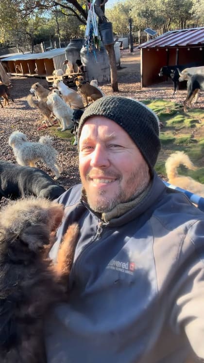 Eduardo Groh Riemersma dedicó casi dos décadas al rescate de animales en Santiago del Estero (Foto: Instagram @refugioelmontecito)