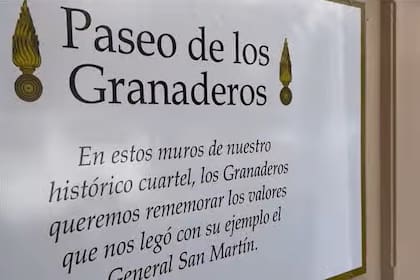 Eduardo Kovalivker donó al Regimiento de Granaderos el Paseo de los Granaderos