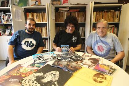 Eduardo Marcé, Diego Boris y Gustavo Gauvry, al frente de la restauración de cintas en el Inamu