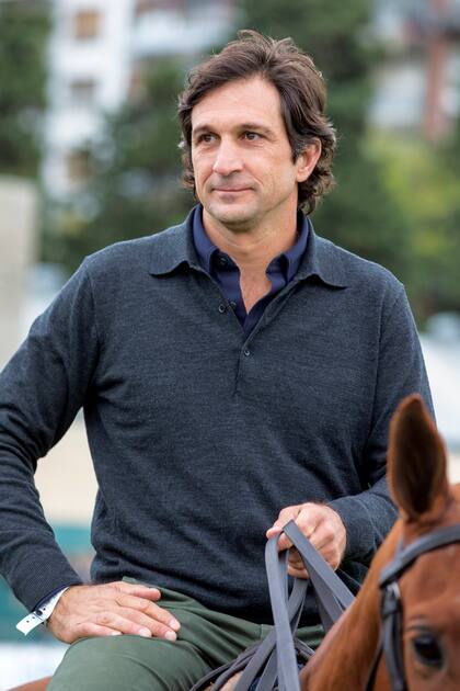 Eduardo Novillo Astrada (h.), presidente de la Asociación Argentina de Polo y a la vez jugador.