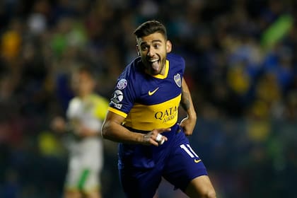 Eduardo Salvio, una de las caras nuevas de Boca en la Libertadores 2019