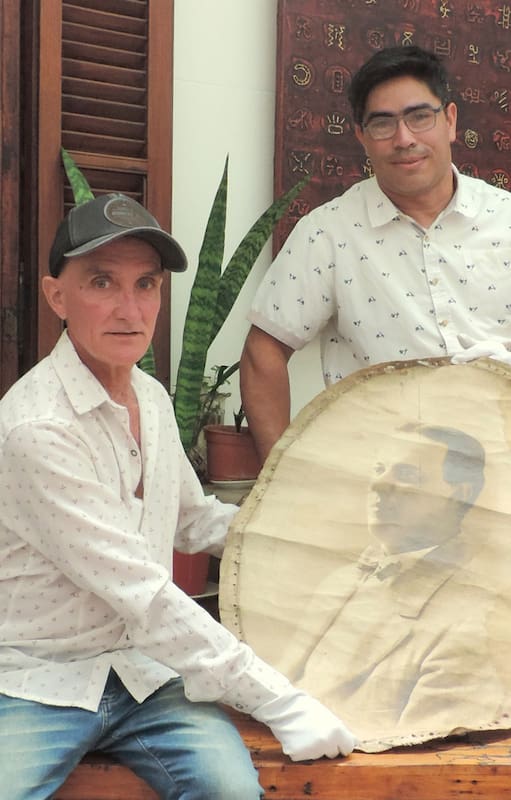 Eduardo Sanz y Jeremi Salvatierra. Juntos, y casi sin buscarlo, rescataron un valioso acervo del arquitecto Virginio Colombo.