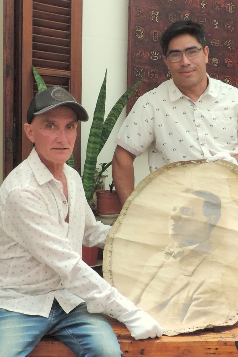 Eduardo Sanz y Jeremi Salvatierra. Juntos, y casi sin buscarlo, rescataron un valioso acervo del arquitecto Virginio Colombo.