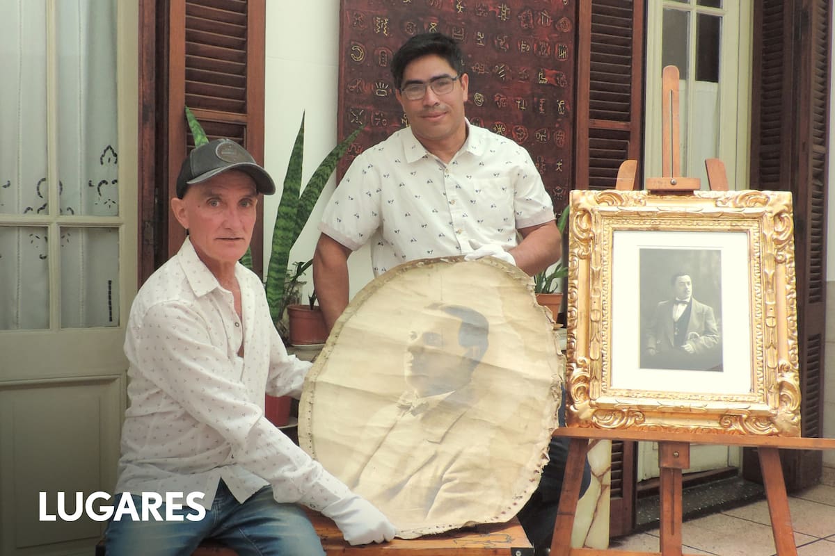 Eduardo Sanz y Jeremi Salvatierra. Juntos, y casi sin buscarlo, rescataron un valioso acervo del arquitecto Virginio Colombo.