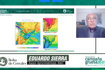Eduardo Sierra habló de la situación climática del país