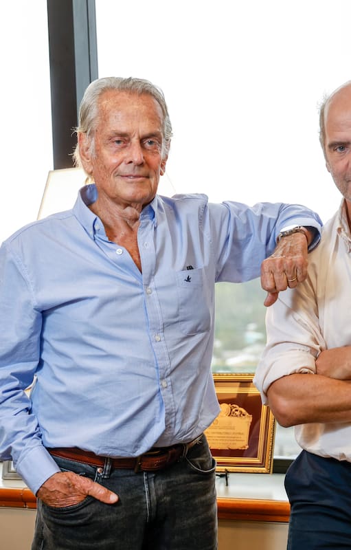 Eduardo Strauch y Miguel Paz se reencontraron hace unos días en el Hospital Universitario Austral