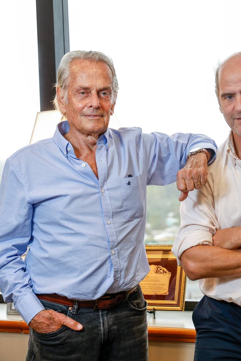 Eduardo Strauch y Miguel Paz se reencontraron hace unos días en el Hospital Universitario Austral