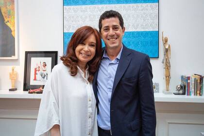 Eduardo "Wado" de Pedro junto con Cristina Kirchner